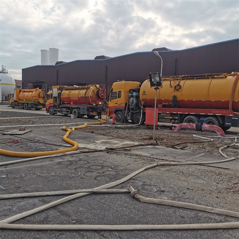 石碣污水池清理